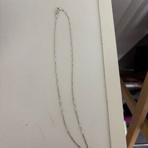 Paperclip link chain necklace